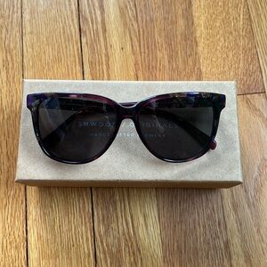 Shwood McKenzie women's amethyst sunglasses